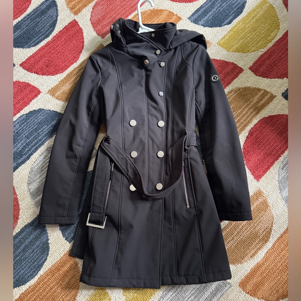 Calvin Klein Charcoal coat, size medium